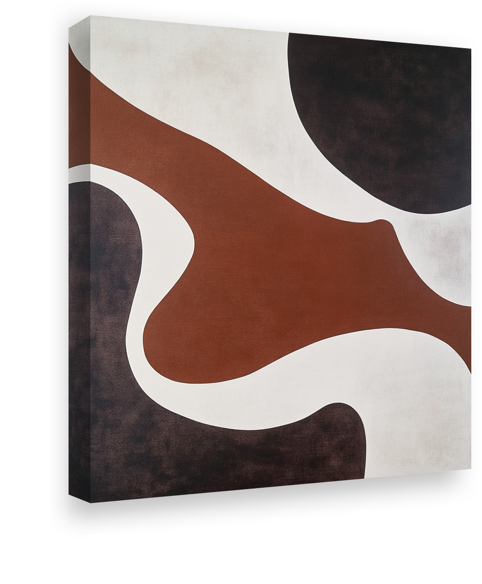 Serene Curves: Minimalist Abstract Elegance