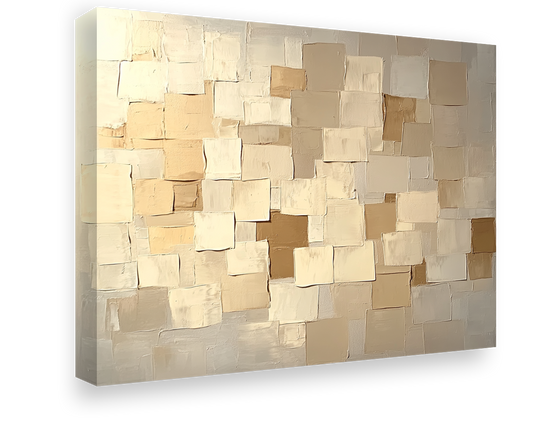 Beige Harmony: Abstract Wall Texture