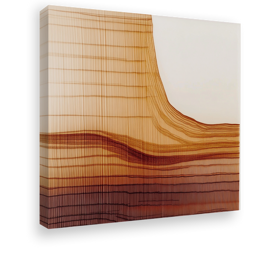 Layers of Nature: Abstract Wood Grain Art